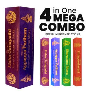 4-in-1 Mega Combo Premium Incense Sticks – 296 g