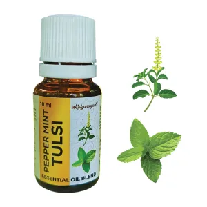 Tulsi-Peppermint Essential Oil Blend – 10ml