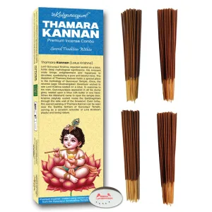 Thamara Kannan Temple Flower Premium Agarbatti Combo – 148g