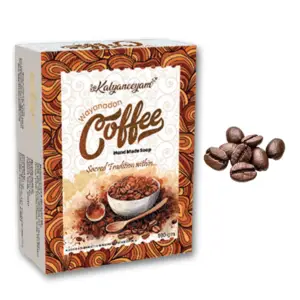 KALYANEEYAM-COFFE Handcrafted Soap | Made from Sacred Temple Flowers (100 gm)